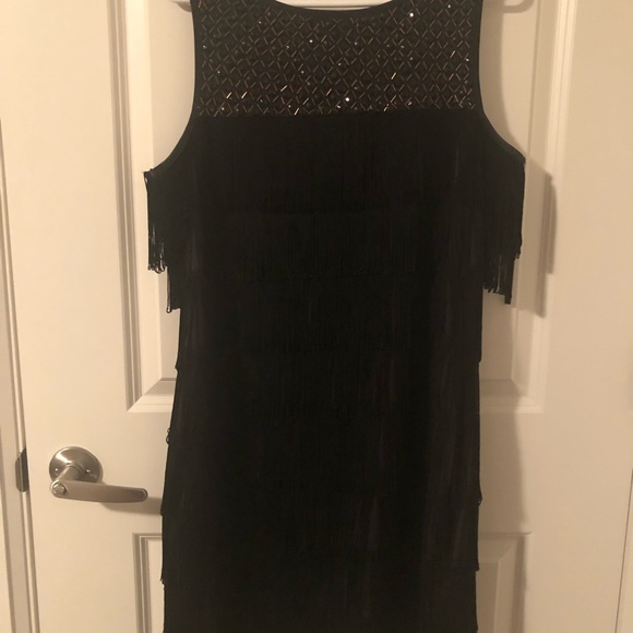 LeChateau sleeveless “Flapper Style” cocktail XL dress.Perfect for the holidays! - Picture 3 of 8